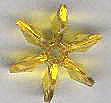 Sunburst 10 mm kralen 002 transparant geel **